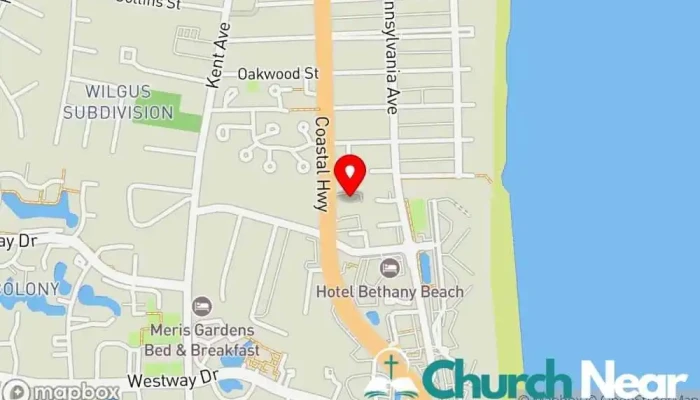map of 3C USA Church - Bethany Campus Church in Bethany Beach