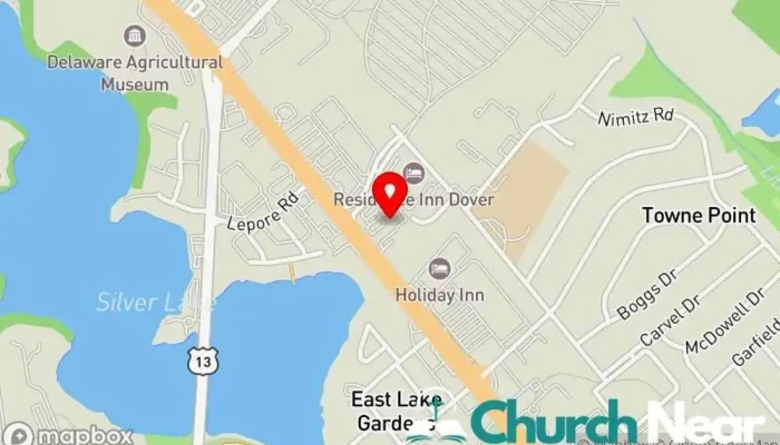 map of 3C USA Church - Dover Campus Church in Dover