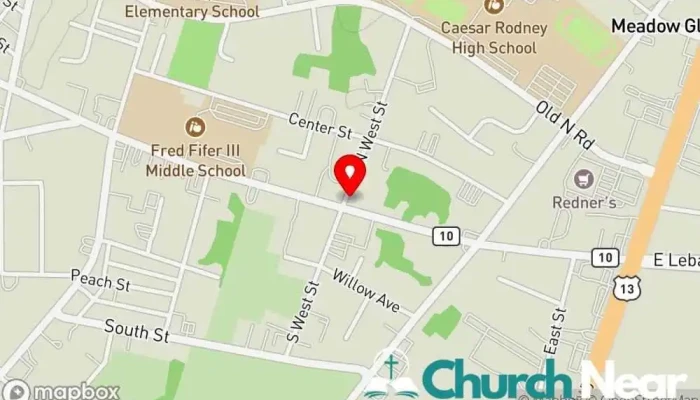 map of Bible Fellowship Church Church in Camden