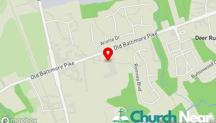 map of Bible Fellowship Church of Newark Evangelical church, Church in Newark