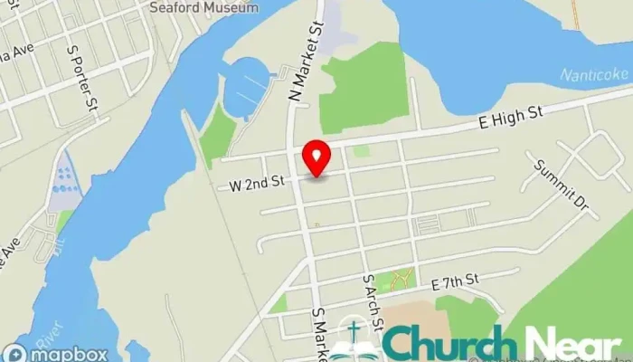 map of Blades-First Haitian Church of God Church of Christ in Blades