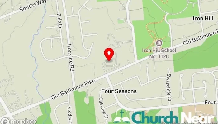 map of calvary church Church in Newark