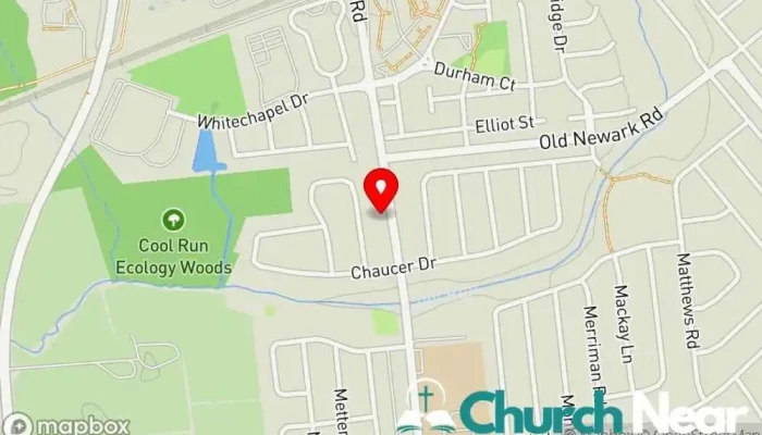 map of Cavanaugh Ralph L Church, Lawyer in Newark