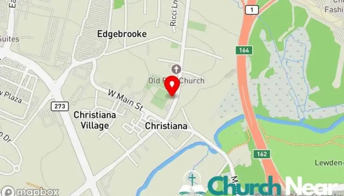 map of Christiana Presbyterian Church Presbyterian church in Newark