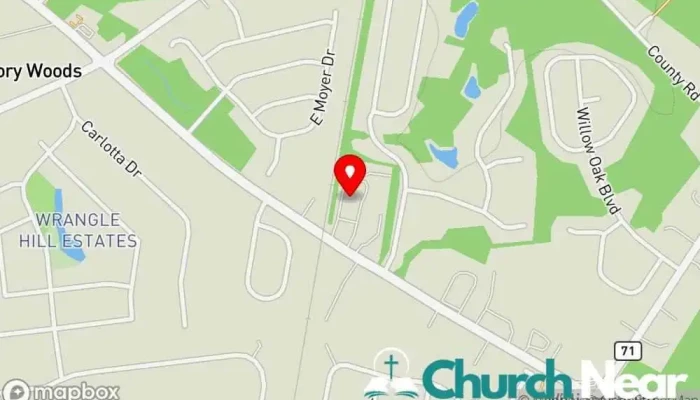 map of Church Church in Bear
