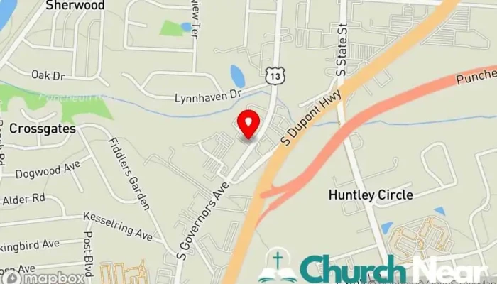 map of Church of Christ Church of Christ in Dover