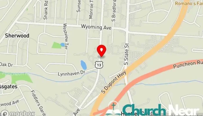 map of Church of Christ Church of Christ in Dover
