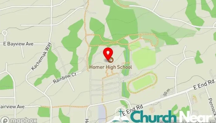 Church On The Rock Homer Sunday Service Map - Homer