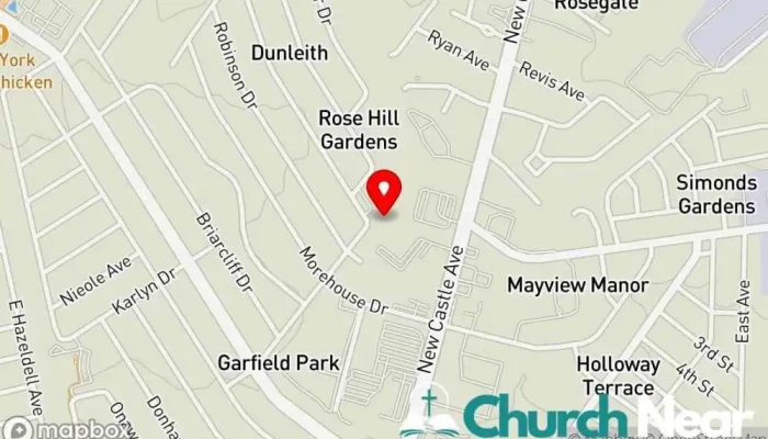 map of Coleman Memorial United Methodist United Methodist church in Wilmington