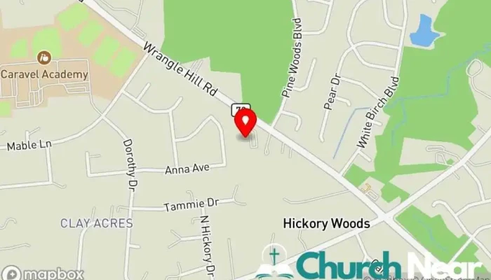 map of Corner Stone Church Church in Bear