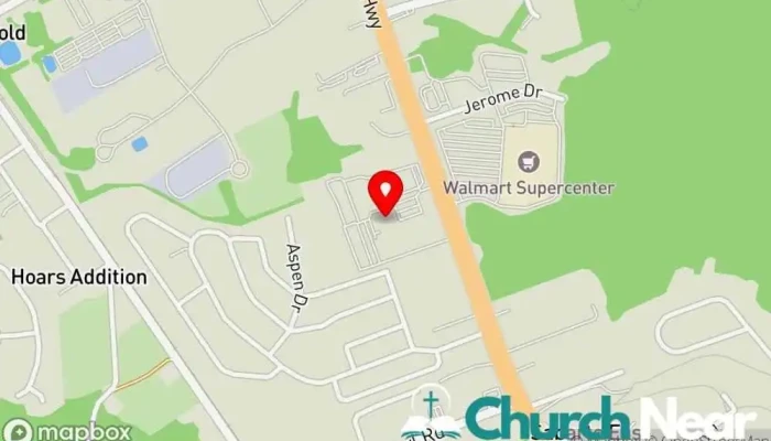 map of Crossroad Christian Church Christian church in Dover