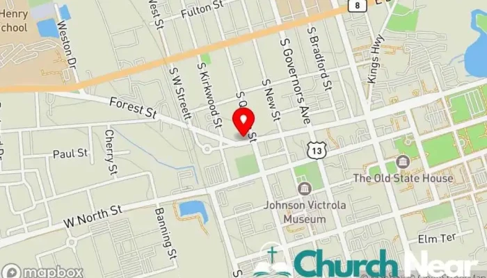 map of Crossroads of Delaware Church in Dover