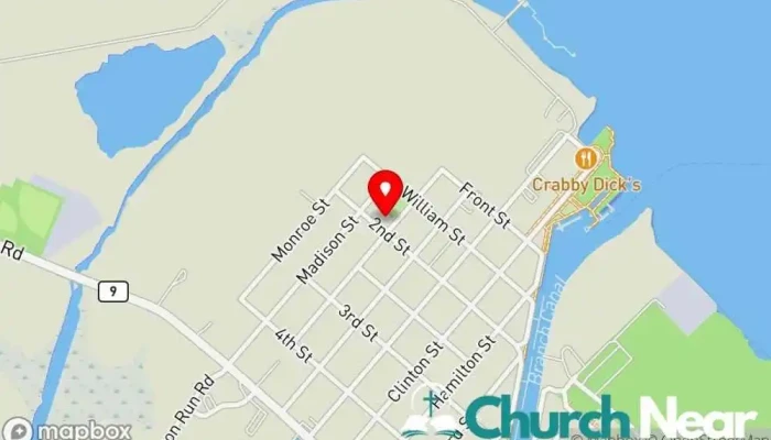 map of Delaware City Presbyterian Church Presbyterian church in Delaware City