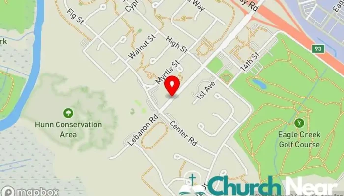map of Dover AFB Chapel 2 Church in Dover