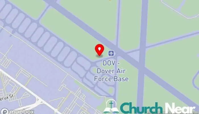 map of Dover Air Force Base Air force base in Dover AFB