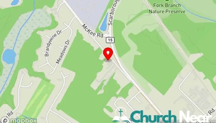 map of Dover First Haitian Church of the Nazarene Youth Ministries Church in Dover