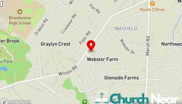 map of Emmanuel Presbyterian Church Presbyterian church in Wilmington