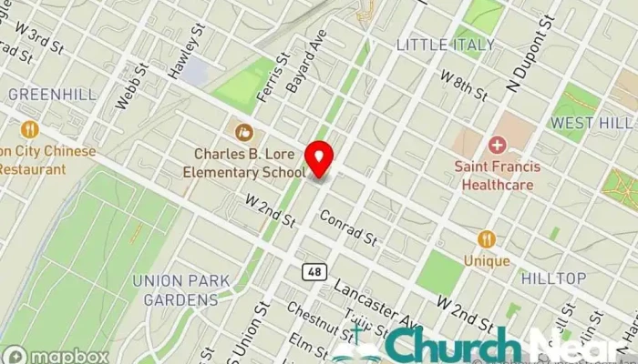 Epiphany Church Wilmington -  Map - Wilmington