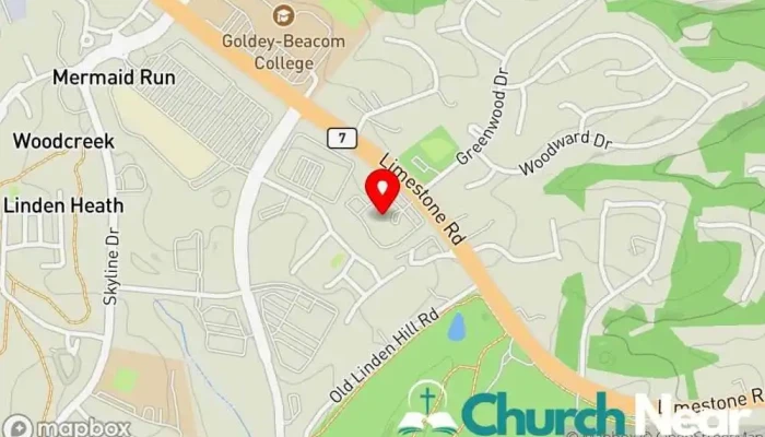 map of Faith Baptist Church Baptist church in Wilmington