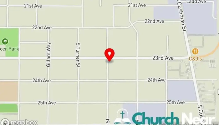 First Ame Church Map - Fairbanks