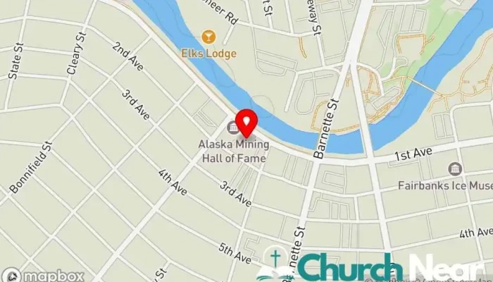 First Church Of Christ Scientist Map - Fairbanks