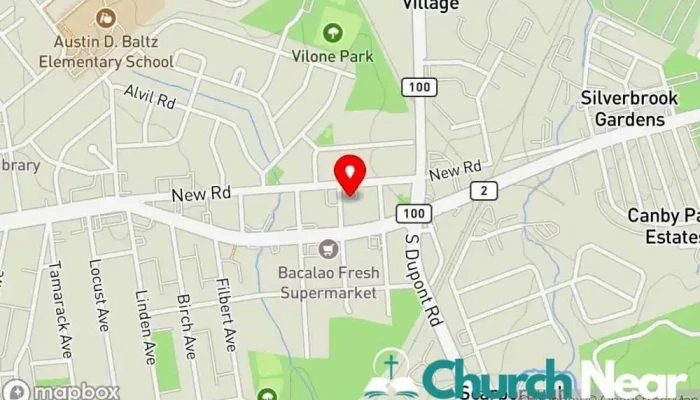map of Gospel Light Tabernacle Church Church in Elsmere