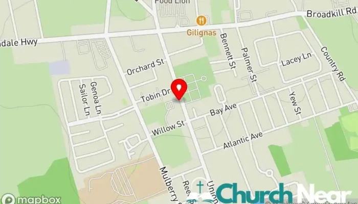 Grace Church -  Map - Milton