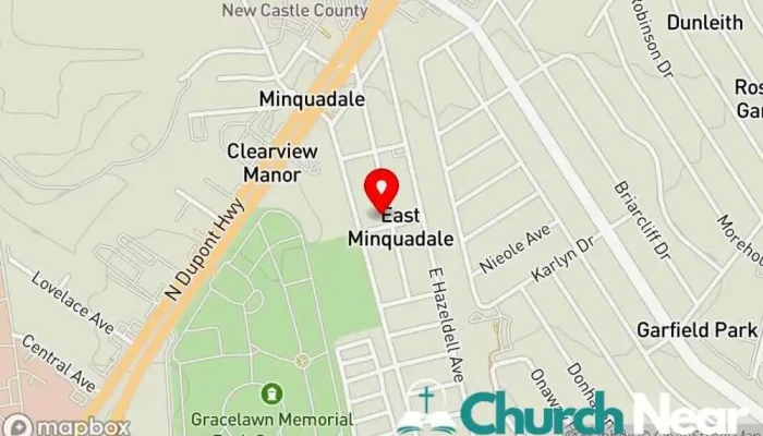 Gracia Divina Minquadale United Methodist Church -  Map - New Castle