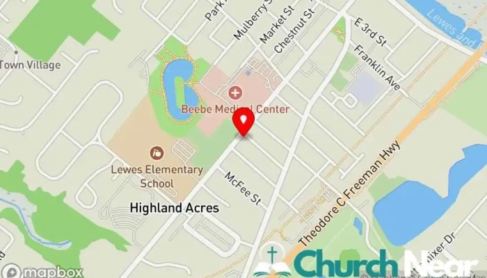Groome Church -  Map - Lewes