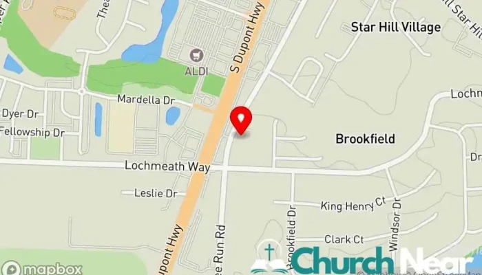 map of HAITIAN CHURCH / HEIM, INC Evangelical church in Dover