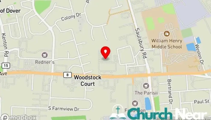 map of Heritage Baptist Church Church, Religious organization in Dover