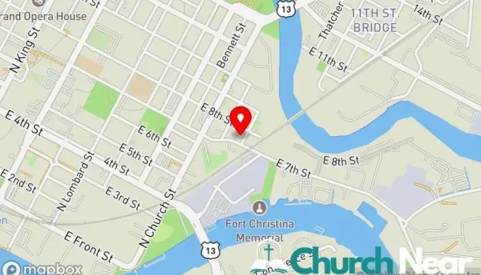 map of Highway Word of Faith Family Worship Center Church in Wilmington