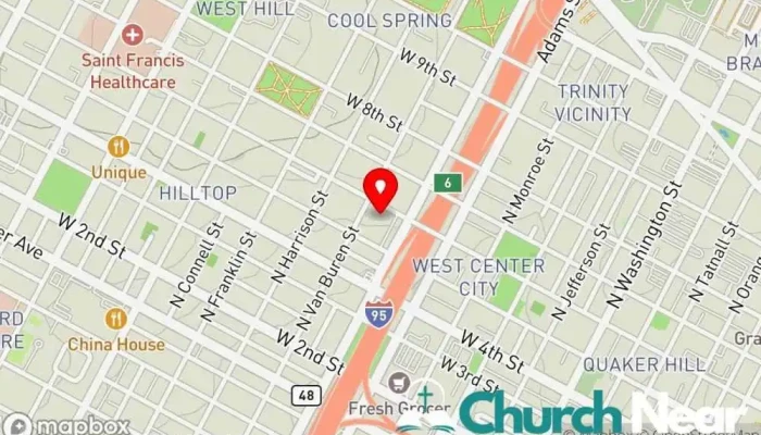 Hilltop Lutheran Neighborhood -  Map - Wilmington
