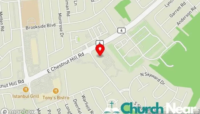 map of Holy Family Catholic Church Catholic church, Church in Newark