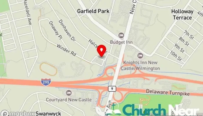 map of Holy Spirit Roman Catholic Church Catholic church, Tourist attraction in New Castle