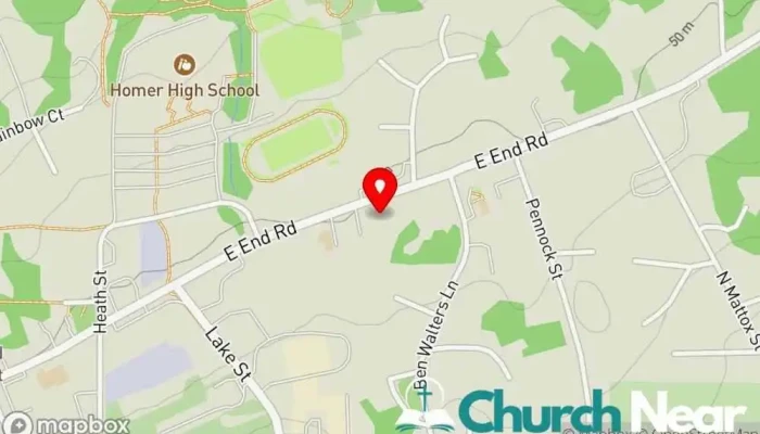 Homer Christian Church -  Map - Homer