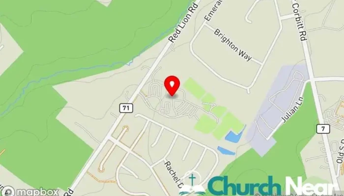 map of Hope Community Seventh Day Adventist Church Seventh-day Adventist church in Bear