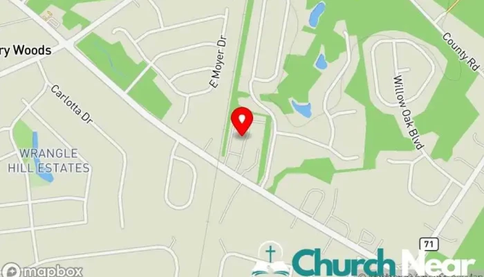 map of House of Refuge EPC Church in Bear
