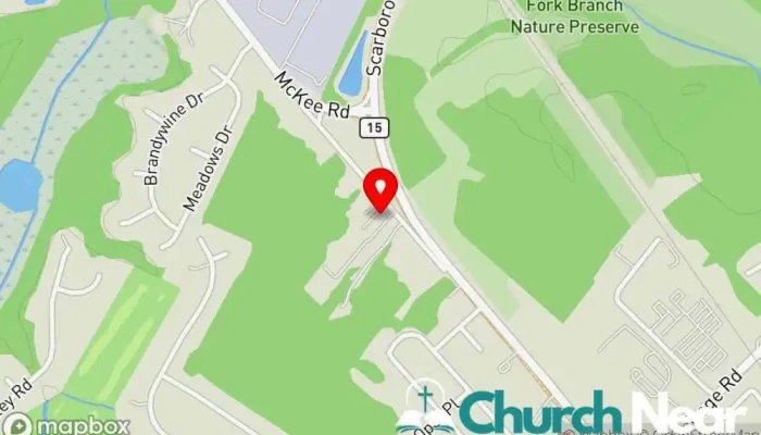 map of Iglesia de Dover Church in Dover