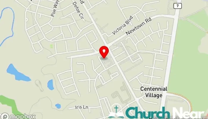 map of Iglesia de Evangelizacion Misionera Jovenes Cristianos Church in Newark