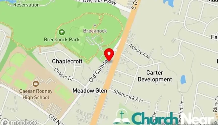 map of Iglesia Pent.La Senda Antigua Church in Camden