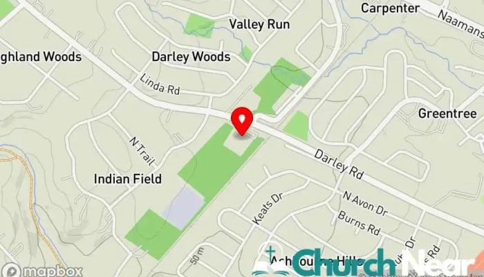 map of Iron Faith Fellowship Non-denominational church in Wilmington