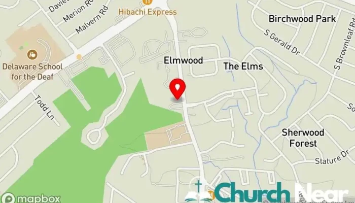 map of Jacob's Well Pentecostal church, Church in Newark