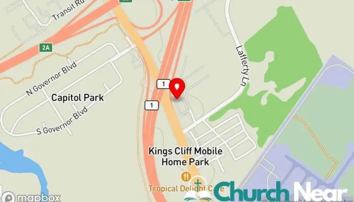 map of Jesus Deliverance Temple Religious institution in Dover