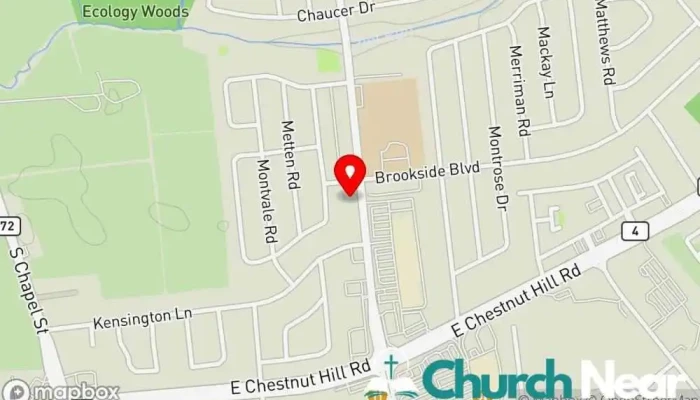 map of Kingswood United Methodist Church United Methodist church, Methodist church in Newark