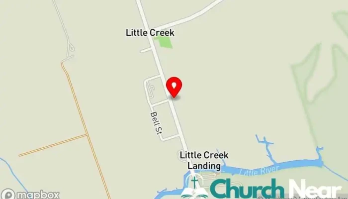 map of Little Creek Methodist Church Church in Dover