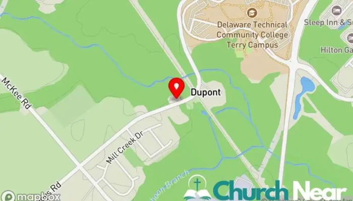 map of Little Union United Methodist church in Dover