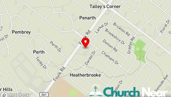 map of Lutheran Church of the Good Shepherd Church in Wilmington