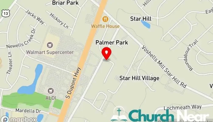 map of M F Chase United Memorial Church Church in Camden Wyoming