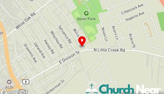 map of Maranatha Life Changing Church Non-denominational church, Christian church, Church in Dover